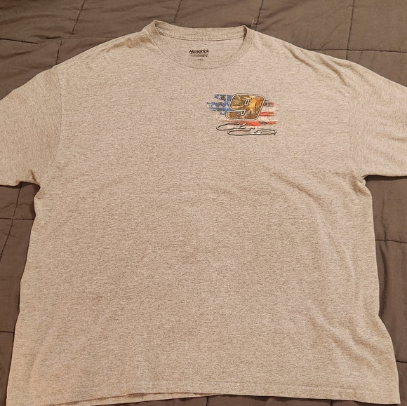 Men's, XXL, #9 Chase Elliott, short sleeve, gray T-Shirt, pre-owned, NASCAR - Picture 3 of 10